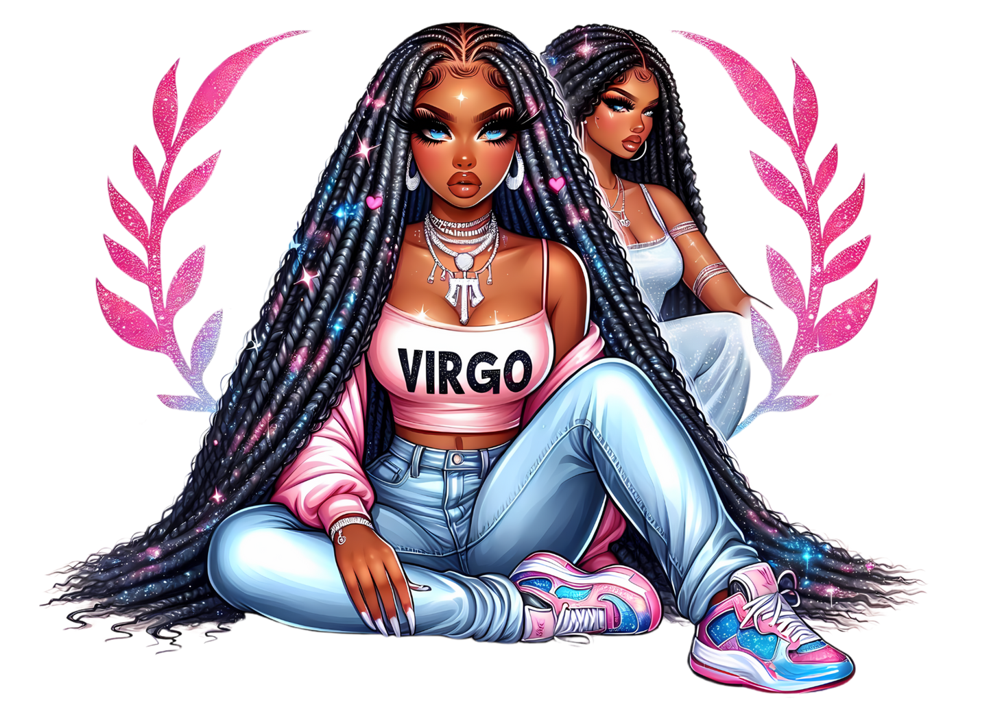Indigo Virgo zodiac glams