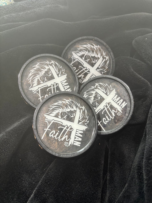Man of Faith Coasters