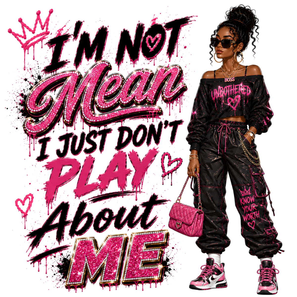 I'm Not Mean 12  Motivational Quote