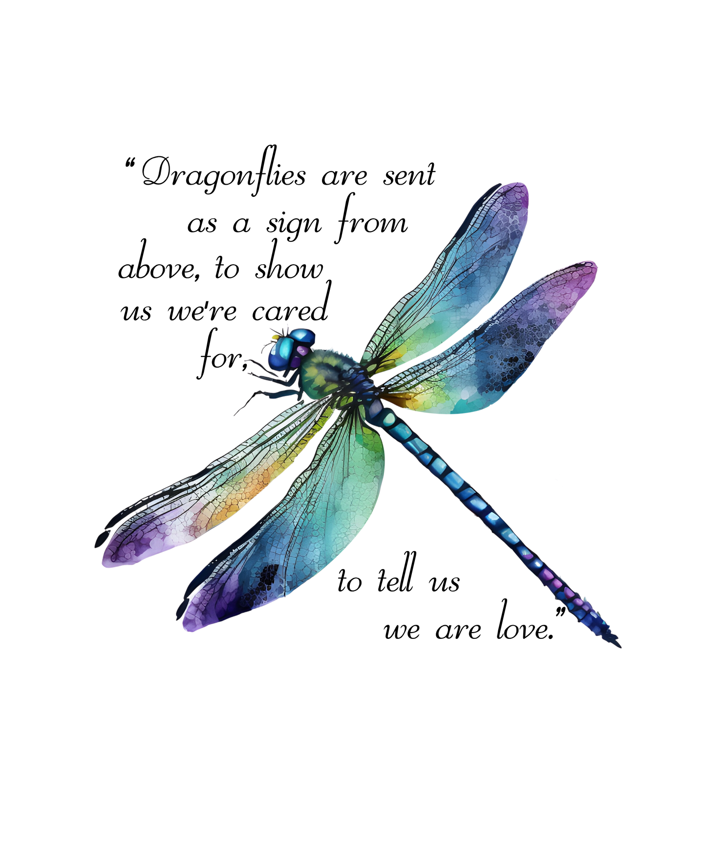 Dragonflies UV DTF Sticker/transfer (set of 12)