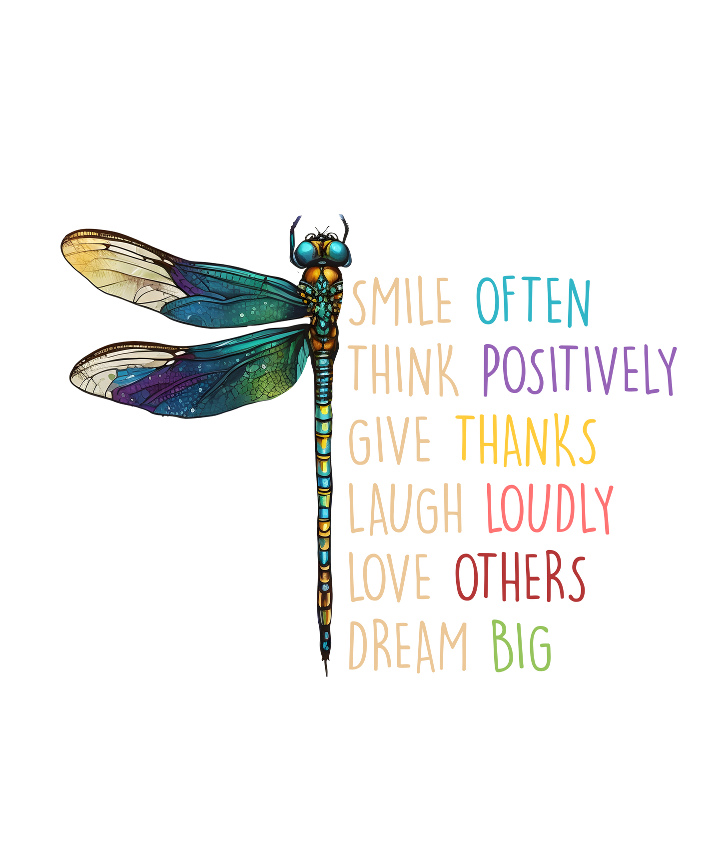 Dragonflies UV DTF Sticker/transfer (set of 12)