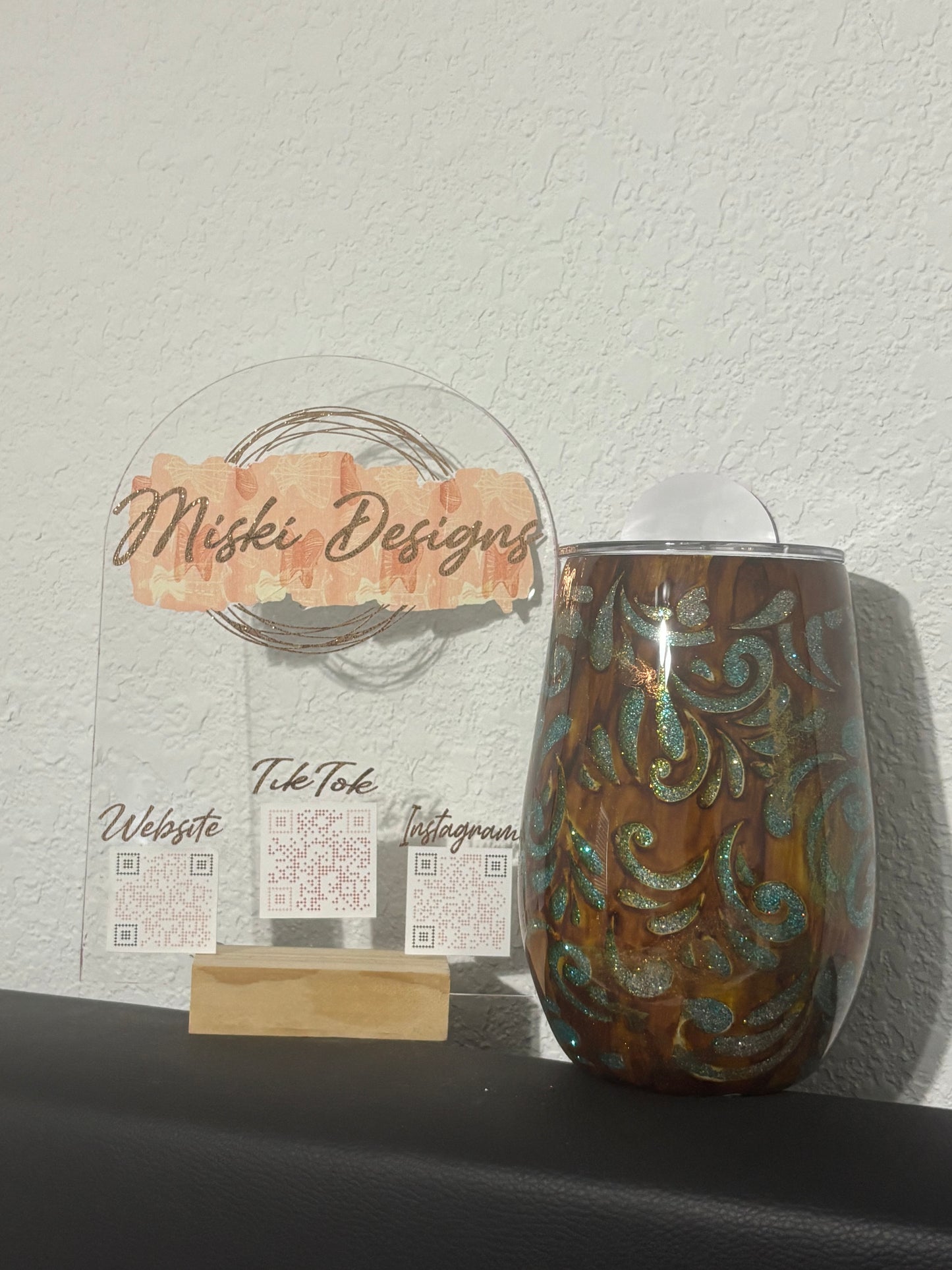 MaMa Wood 14 Oz Tumbler