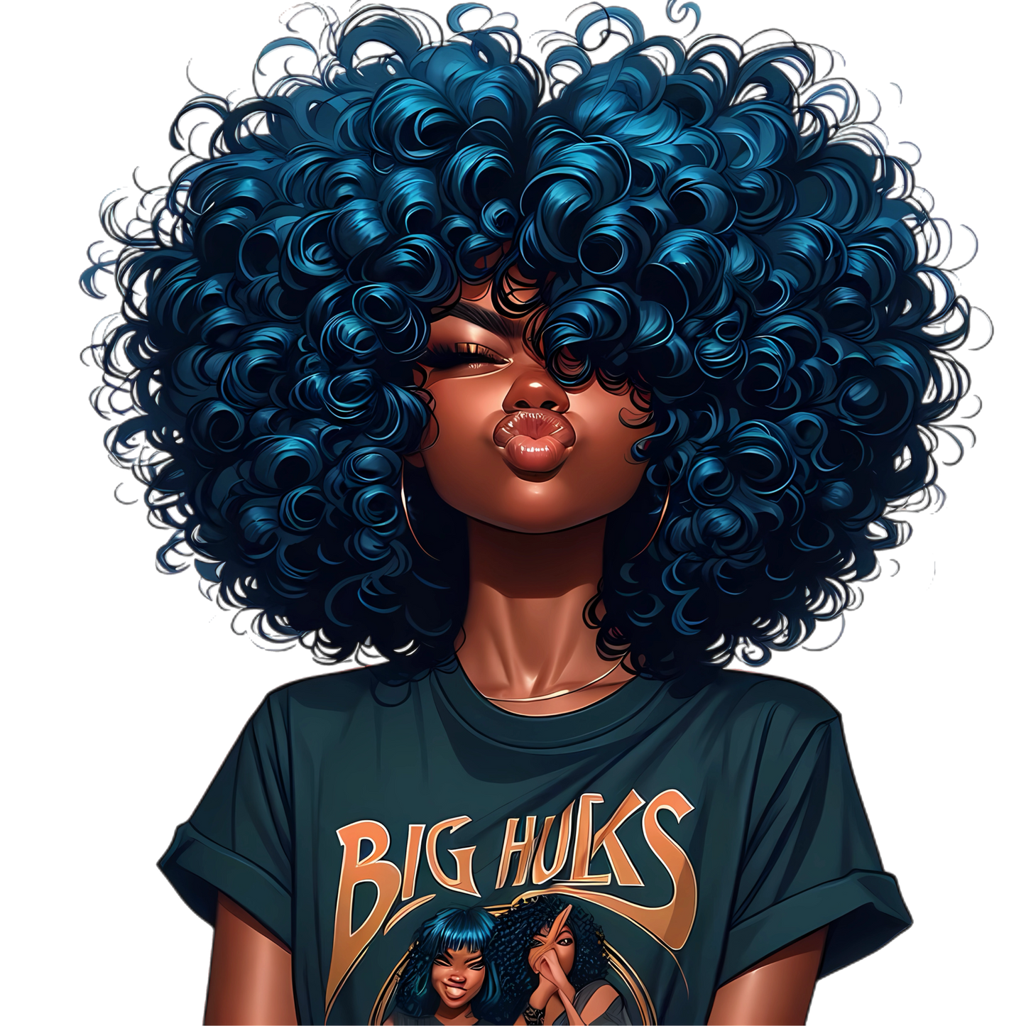 Afro Girl 24 - UV-DTF Sticker/Decal