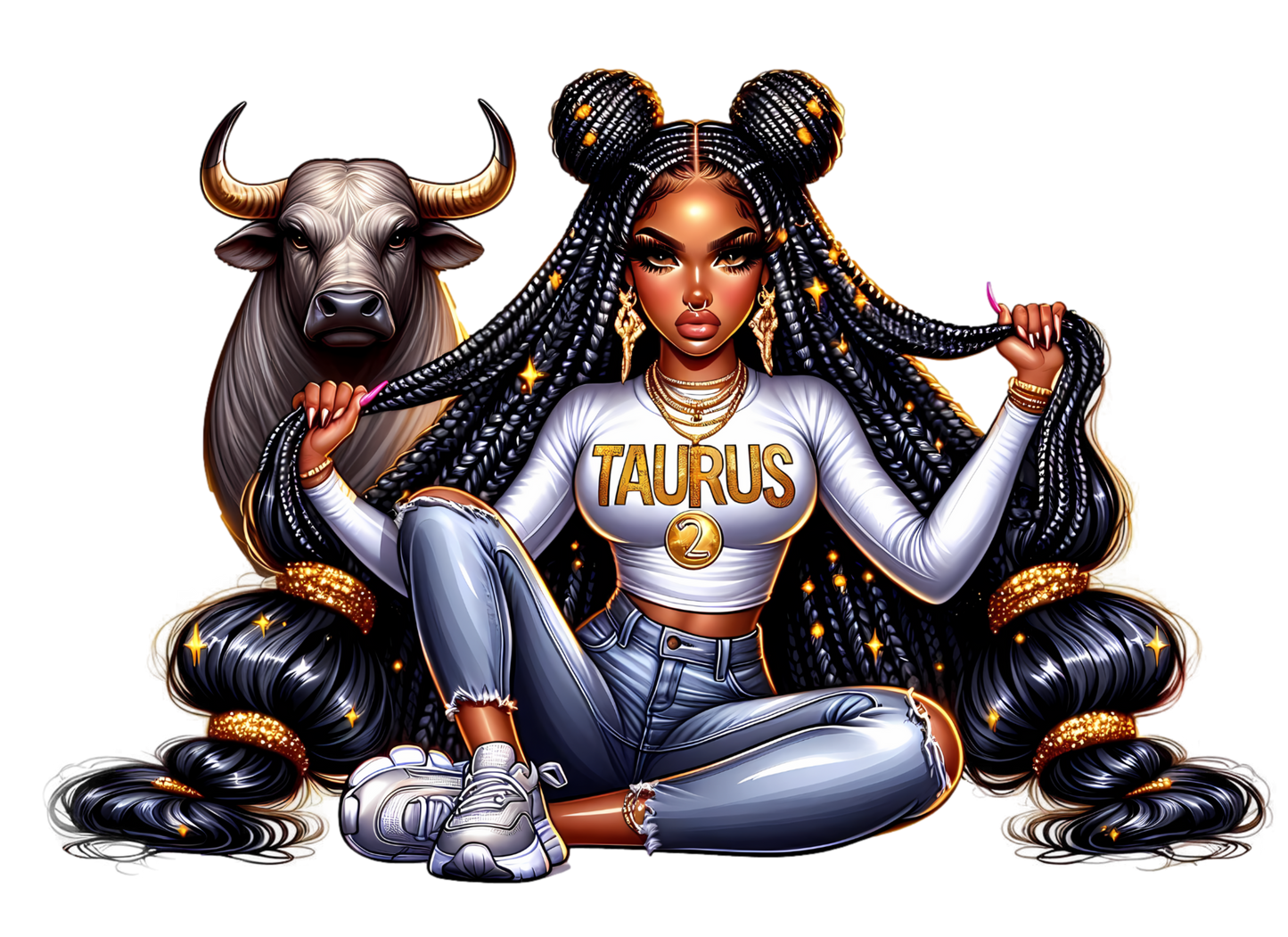 Luna Taurus zodiac glams