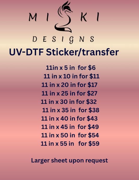 UV-DTF GANG SHEETS