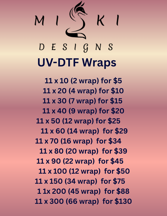 UV DTF  CUP/MUG WRAP