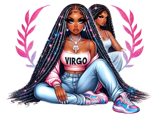 Indigo Virgo  zodiac glams