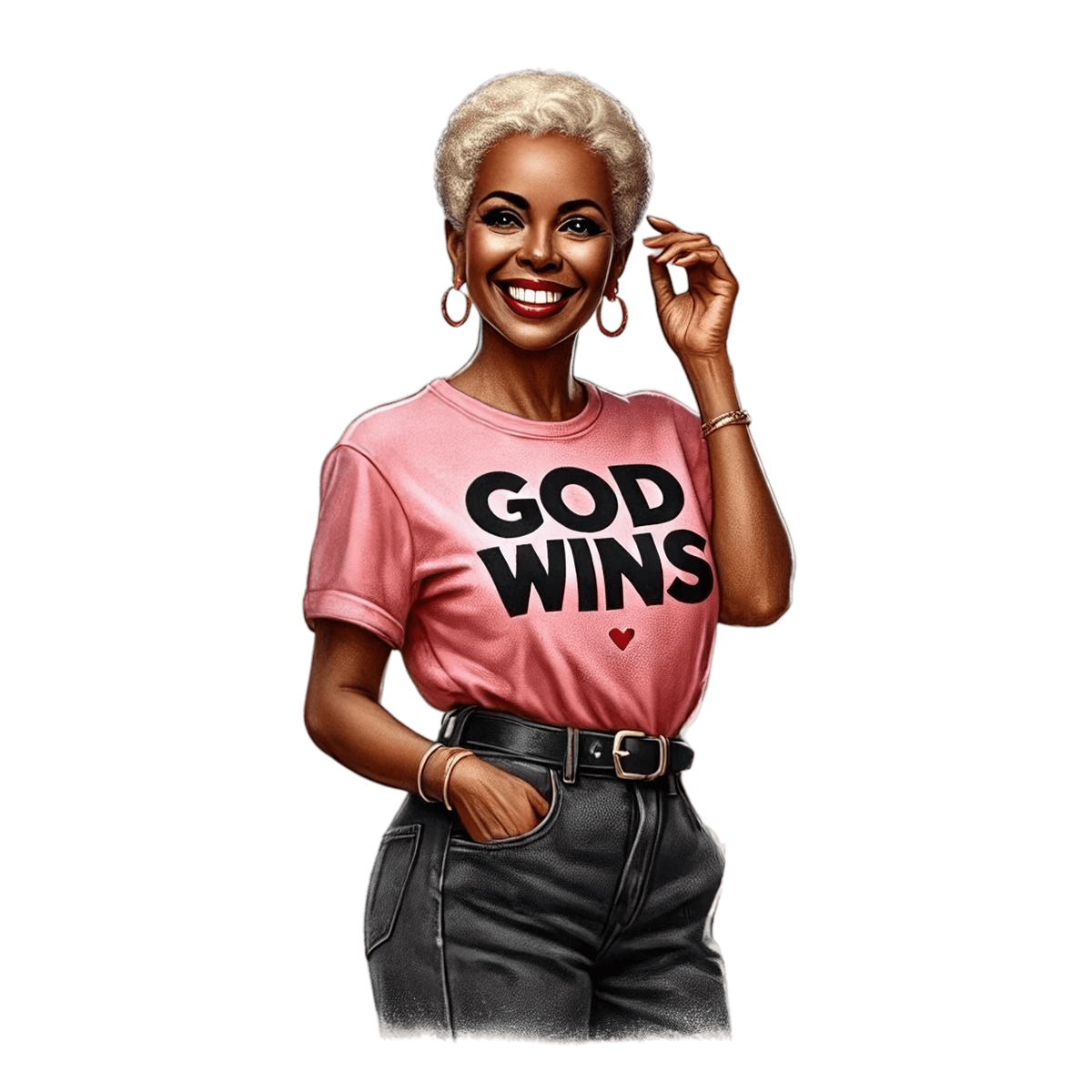 Mature Woman of Faith 11 UV-DTF Transfer