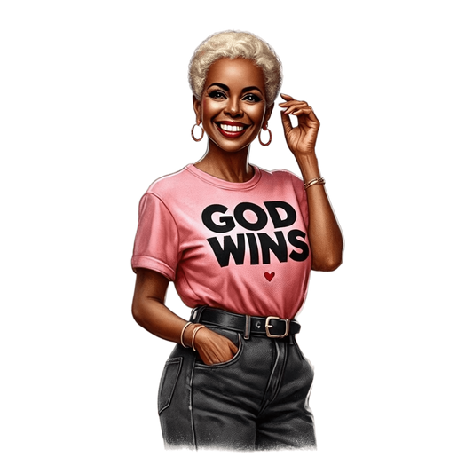 Mature Woman of Faith 11 UV-DTF Transfer