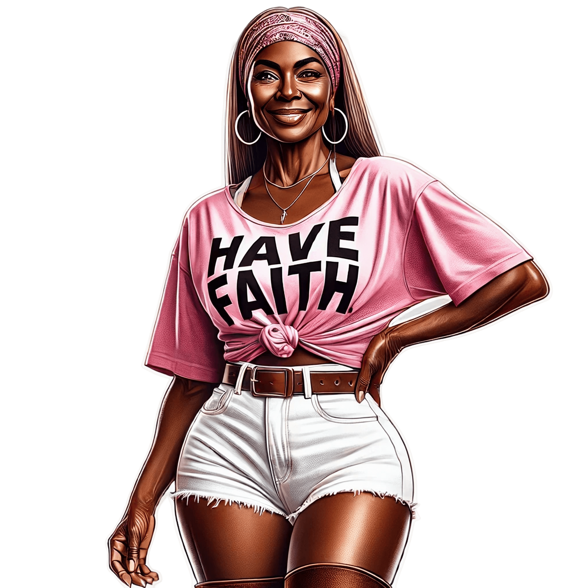 Mature Woman of Faith 5 UV-DTF Transfer