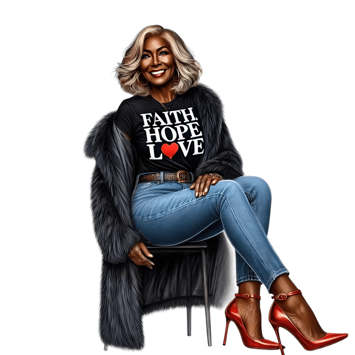 Mature Woman of Faith 6 UV-DTF Transfer