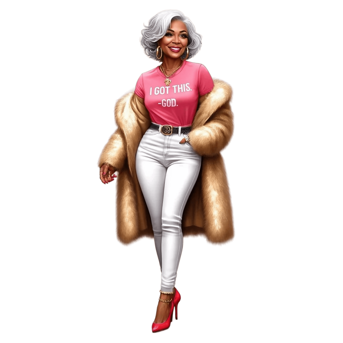 Mature Woman of Faith 8 UV-DTF Transfer