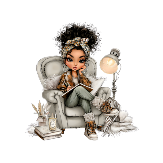 Whimsical Cute &amp; Curly Girl 1