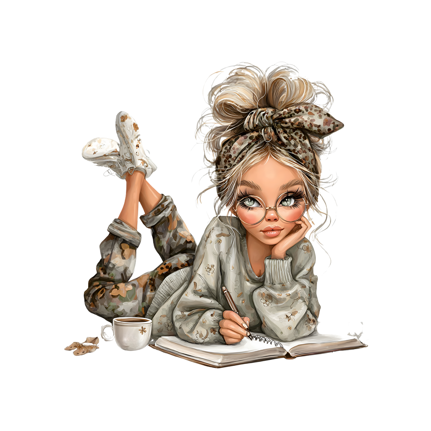 Whimsical Cute &  Curly Girl   29