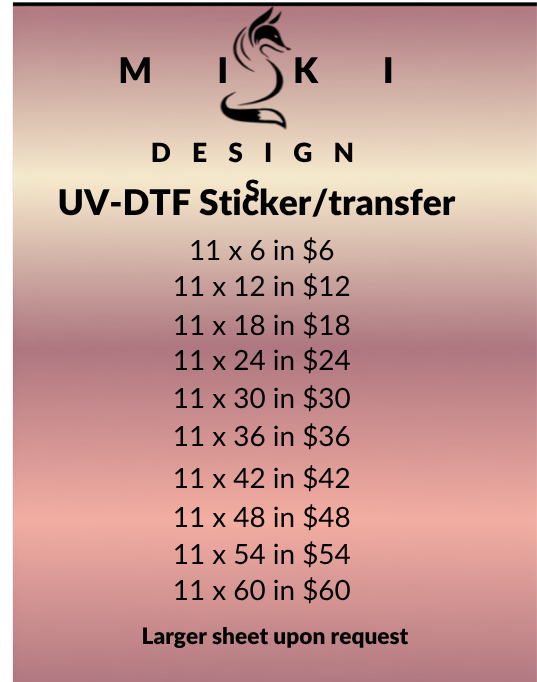 UV-DTF GANG SHEETS