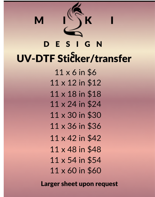 UV-DTF GANG SHEETS