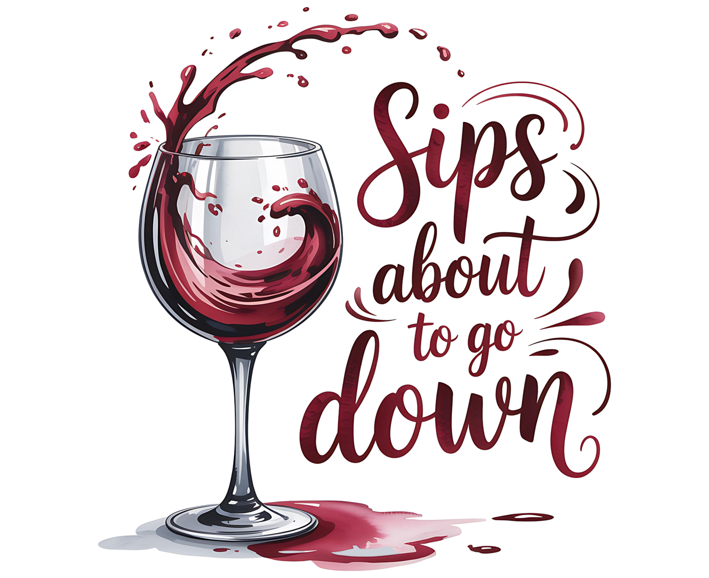 Wine & Music 1 UV-DTF Sticker/decal