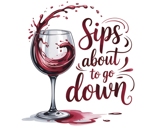 Wine & Music 1 UV-DTF Sticker/decal