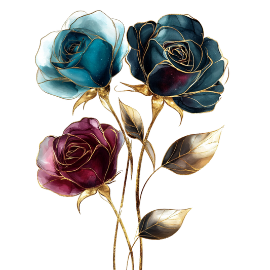 Water Color Flowers 4