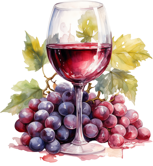 Wine Glass 1  UV-DTF Sticker/decal