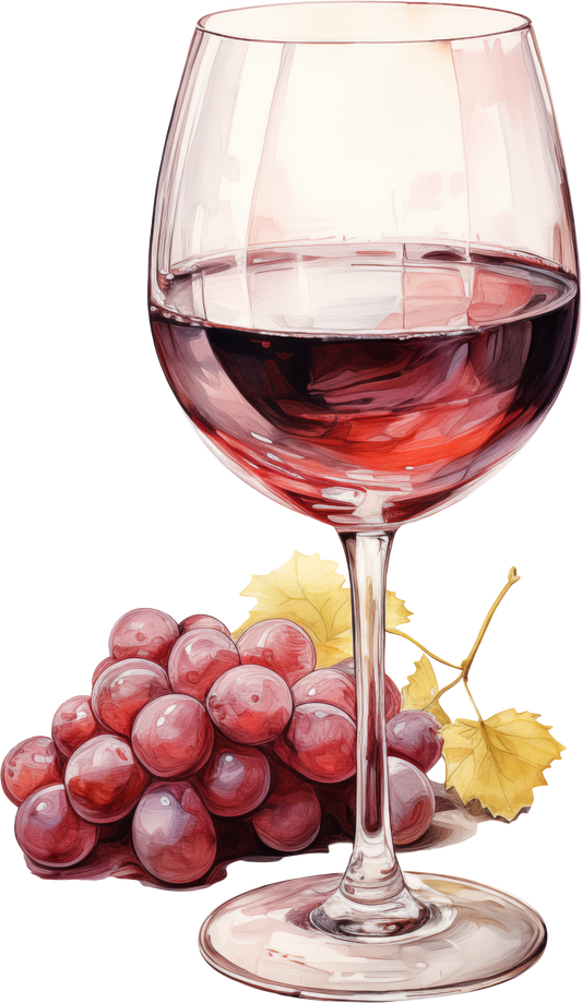 Wine Glass 2 UV-DTF Sticker/decal